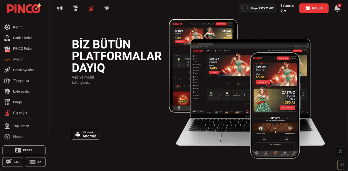 Android cihazına necə Pinco yukle etmək və iPhone-da yadda saxlamalı